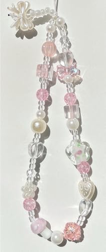 Beaded Camera Wrist Strap Cute Digital Camera Charm Lanyard, Phone Wristlet Charms, Phone Chain for Camera - Image 2