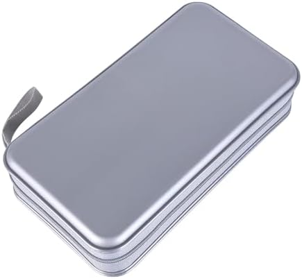 alavisxf xx CD Case, 96 Capacity Hard Plastic Organizer Wallet for Car - Image 5