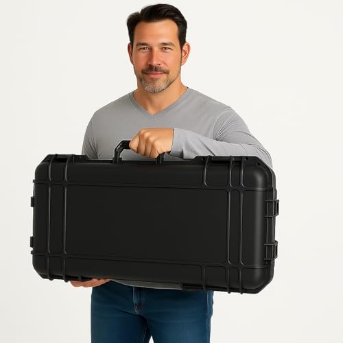 Relaxweex 22.4 x 16.1 x 10.2 Inch Hard Case, Grid Shell, Black by Relaxweex