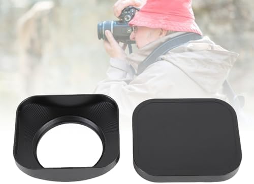 GOWENIC Camera Lens Hood Aluminium Alloy, Square Lens Hood Shade (43mm) - Image 7