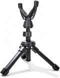 Portable Shooting Tripod with 360° Rotating & Removable V Yoke - Adjustable Height Rifle Rest Stand for Hunting, Target Shooting, Binoculars, Cameras & Outdoor Activities by Jalarox