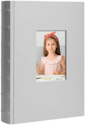 Vienrose Photo Album 4x6 300 Photos PU Leather Cover Grey by Vienrose