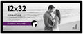 Americanflat 12x32 Picture Frame - Engineered Wood - Black by Americanflat