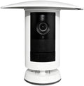 Rain Cover Compatible with Ring Outdoor Cam Plus–Anti-Glare Sun Shield, All-Weather Waterproof Protector, Adhesive No-Drill Easy Install, Dustproof Snowproof UV Resistant,1 Pack (White) by OYOCAM
