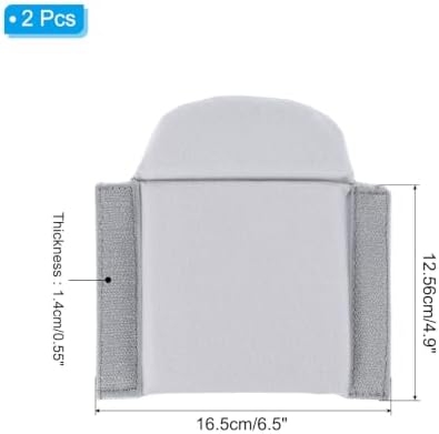 PATIKIL Camera Bag Divider, 2Pcs 6.5"x6.3"x0.55" Shockproof Camera Bag Inserts Separator Pad Protective Lens for Nikon Camera DSLR Protect Bag Organizer Universal Divider Cushion, Gray - Image 2