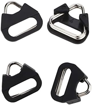 Leftfoto Stainless Steel Triangle Split Ring,Camera Strap Hook Lug Ring, with Plastic Cap,for Belt Hook Lanyard for Camera Shoulder Strap (4 pcs) by Leftfoto