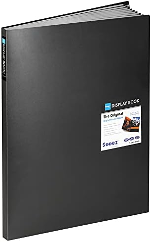 Sooez Heavy Duty Binder with Plastic Sleeves 18"x24", Portfolio Folder by Sooez