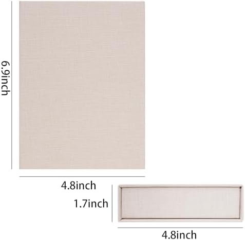 4x6 Photo Storage Box, Premium Linen Memory Box for Photos, Pictures, Certificates, Scrapbooking Supplies & Jewelry - Portable, Stackable Organizer for Home, Crafters & Collectors - Image 4