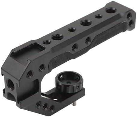 Camera Cage Top Handle Lightweight Aluminum Handle Video Stabilization System for DSLR Cameras with Cold Shoe Mount - Image 2