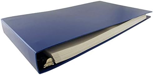 11x17 Binder Poly Panel Featuring a 1.5" Angle-D Ring Blue by Unknown