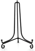 Artliving Plate Stands for Display, 12Inch Black Iron Easel Plate Display Photo Holder Stand, Displays Picture Frames, Decorative Plates, Tablets and Art (2 pack) by Artliving