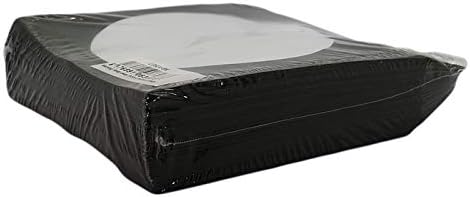 BestDuplicator Black Cd/DVD Paper Media Sleeves Envelopes with Flap and Clear Window (400 Sleeves) - Image 3