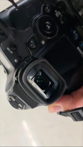 Long Soft Viewfinder Eyecup Eyepiece with Micro Fiber Cloth for EOS 5D Mark IV 5D Mark III 5DS R 5DS 7D 7D Mark II 1Dx Mark II 1Ds Mark III 1D Mark IV 1D Mark III - Image 3