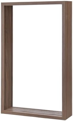 M METERXITY 1-Pack Dried Flower Frame, 7 x 12 Inch Double Acrylic Wooden Dried Flower Photo Floating Frame for Tabletop/DIY/Handicrafts [Coffee] - Image 7
