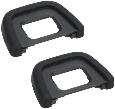 PATIKIL DK-23 Viewfinder Eyepiece Eyecup, 2 Pack Camera Eye Cup Protector for Nikon D7100 D7200 D7000 D750 D610 D600 D300 D300S Digital Camera Block Flare Scratch Resistance, Black by PATIKIL