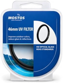 MOSTOS® - 46mm Camera UV Filter for Nikon Z50 Z30 and for NIKKOR Z DX 16-50mm f/3.5-6.3 VR Lens (Make Sure Ø46 Mark is Written On Your Lens) by MOSTOSBringsSuperior%C2%AE