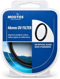 MOSTOS® - 46mm Camera UV Filter for Nikon Z50 Z30 and for NIKKOR Z DX 16-50mm f/3.5-6.3 VR Lens (Make Sure Ø46 Mark is Written On Your Lens) by MOSTOSBringsSuperior%C2%AE