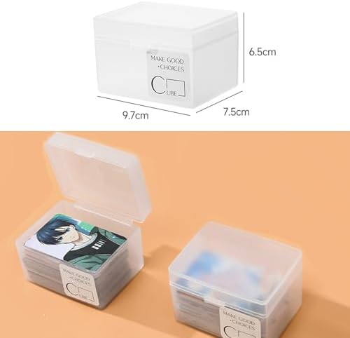 Kpop Photocard Sleeves with Storage Box, 100pcs 2x3 Mini Photo Holder - Image 2