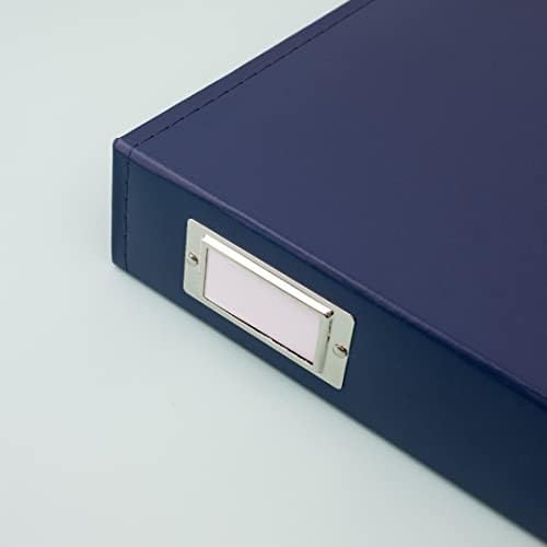 We R Memory Keepers 12x12 Photo Album Cobalt, Protect Memories and Photos, Soft, Acid-free Faux Leather, Classy Decorative Spine Label, Snag-free Rings, Includes 5 Page Protectors, Scrapbooking - Image 3