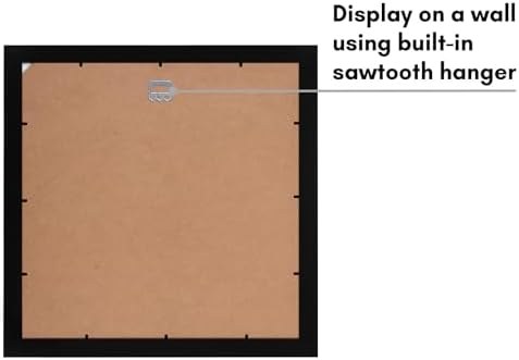 Americanflat 13x13 Picture Frame - Matted to 10x10 - Black - Image 6