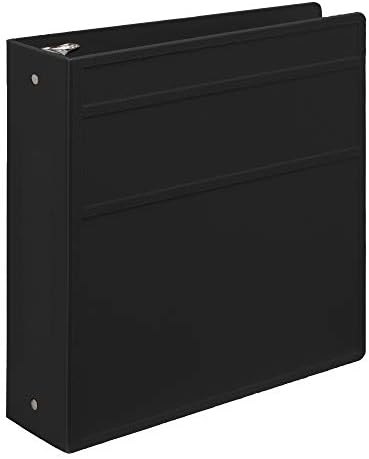 Carstens 3-Inch Heavy Duty 3-Ring Binder - Side Opening, Black, Durable Plastic, Precision No-Gap Rings, Waterproof Cover, No Pockets, Holds 400 US Letter Sheets, BPA-Free, Made in USA (1745-3R) - Image 6