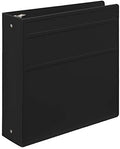 Carstens 3-Inch Heavy Duty 3-Ring Binder - Side Opening, Black, Durable Plastic, Precision No-Gap Rings, Waterproof Cover, No Pockets, Holds 400 US Letter Sheets, BPA-Free, Made in USA (1745-3R) by Carstens