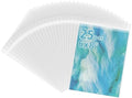 Frametory, 25 Pack 6 1/2" x 8 1/3" Acid-Free Clear Plastic Bags by Frametory