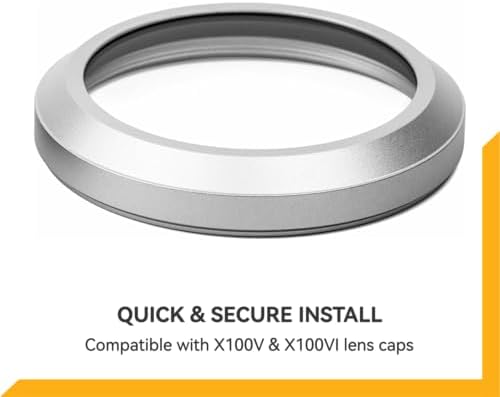 NiSi NC UV Filter for Fuji Fujifilm X100VI, 49mm Camera Lens Filter, Silver - Image 3