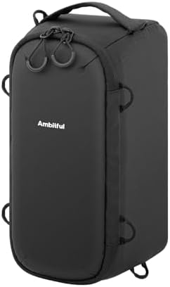 AMBITFUL Small Camera Cube Insert for Backpack, Waterproof Padded Camera Insert with Dividers for Travel Photography Gear Organizer (5.5L) by Ambitful