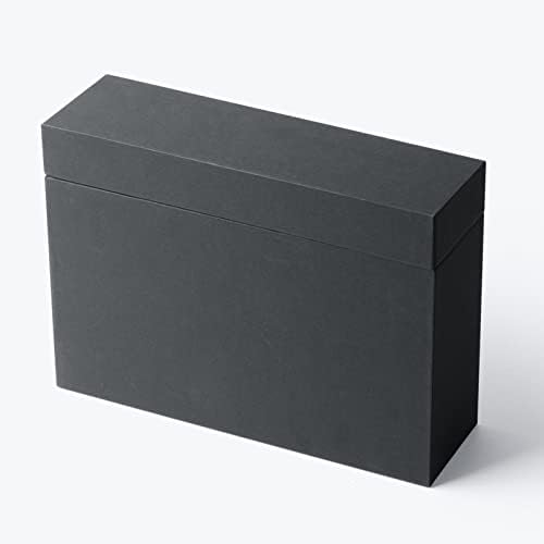Photo Storage Box 5x7, Photo Display Boxes for Tabletop, Picture Frame for Couple Photos, Wedding Gift Photo Box Black (2 pack) - Image 2
