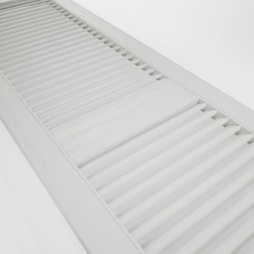 Ekena Millwork Lifetime Vinyl LL1S12X06000WH Standard Cathedral Top Center Mullion, Open Louver Vinyl Shutters, w/Installation Shutter-Lok's & Matching Screws (Per Pair), 12"W x 60"H, White - Image 7