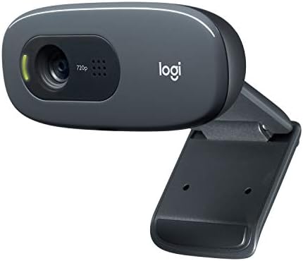 Logitech C270 720p Webcam Plug-and-Play Wide Screen Video Calling - Black by Unknown