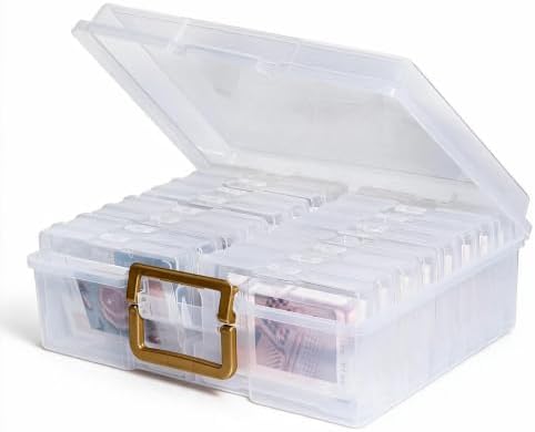 novelinks Photo Storage Box and 16 Inner 4" x 6" Photo Storage Containers by novelinks