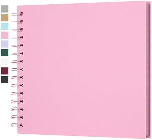 Yopih Scrapbook Album 8x8in, Acid-Free Kraft Paper 20 Sheets 40 Pages by Yopih