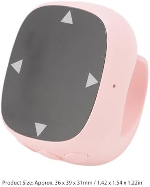 Tangxi Phone Scrolling Ring Remote Control, Wireless Page Turner for Phone Tablet Camera, Bluetooth 5.3 Air Finger Ring Mouse with a Touchpad (Pink) - Image 4
