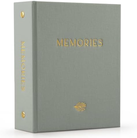 Beautiful Linen Photo Album For 4x6 Photos - Holds Up To 100 Pictures by ZICOTO