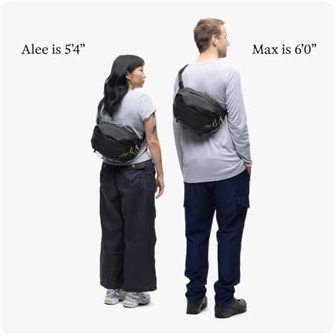 Peak Design Outdoor Sling 7L, Cloud, Padded Adjustable Shoulder Strap for Crossbody or Waist Carry, 10 Pockets, Ideal for Carrying Cameras and Essentials, Versatile Sling Bag for Men and Women - Image 7