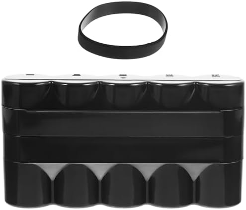 Black Plastic Film Storage Case for 5 Rolls, Camera Reel Storage by Lurrose