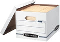 Bankers Box 12-Pack Basic-Duty File Storage Box with Lid, Letter/Legal by BankersBox