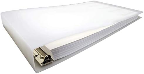 11x17 Binder Poly Panel Featuring a 1.5" Angle-D Ring Clear Frost by Unknown