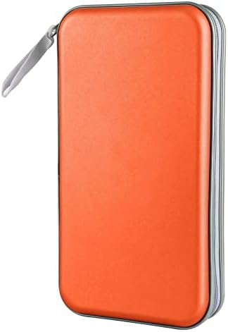 Siveit CD DVD Cases 96 Capacity Disc Storage Binder for Car(Orange) by Siveit