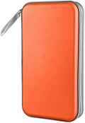 Siveit CD DVD Cases 96 Capacity Disc Storage Binder for Car(Orange) by Siveit