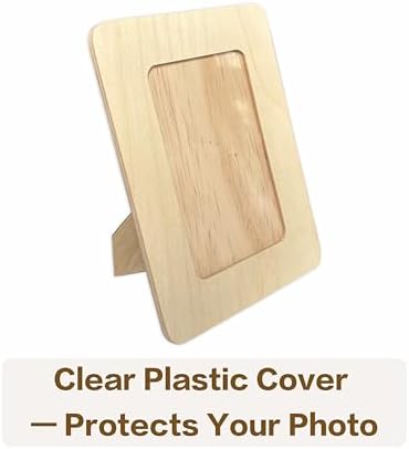LWR CRAFTS Wooden DIY Photo Frame 4" x 6" Pack of 2 - Image 6