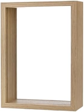 M METERXITY Dried Flower Frame 5x7in Double Acrylic for DIY Wood Color - Image 7