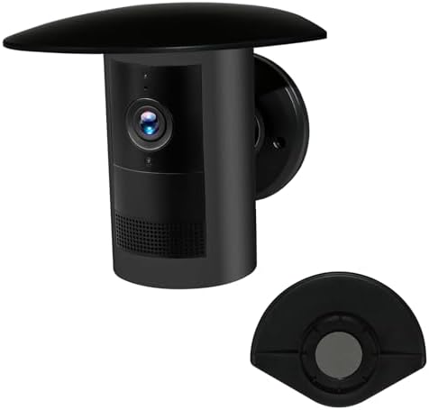 UV Rain Cover Compatible with Ring Outdoor Cam Plus(new-est Model), Weatherproof Camera Protector, Sun Shade Camera Cover, Anti Glare, Black, 1Pack | Weatherproof Camera Protector, Sun Shade Camera Cover, Anti Glare, Easy to Install, Not Obstruct the V... by TEKCAM