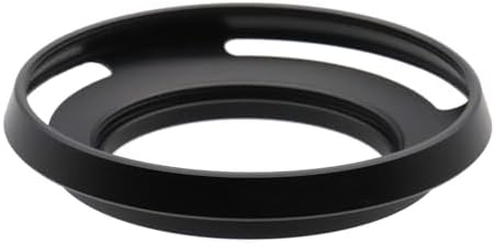 43mm Hollow Lens Hood 43mm Screw in Curved Vented Lens Hood by LingoFoto