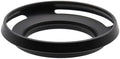 43mm Hollow Lens Hood 43mm Screw in Curved Vented Lens Hood by LingoFoto