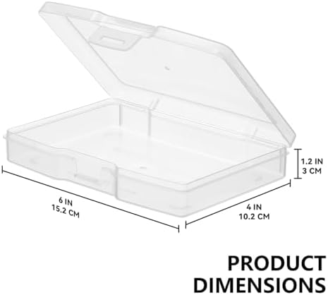 novelinks 24 Pack 4"x6" Photo Storage Boxes and Picture Organizer (Clear) - Image 2