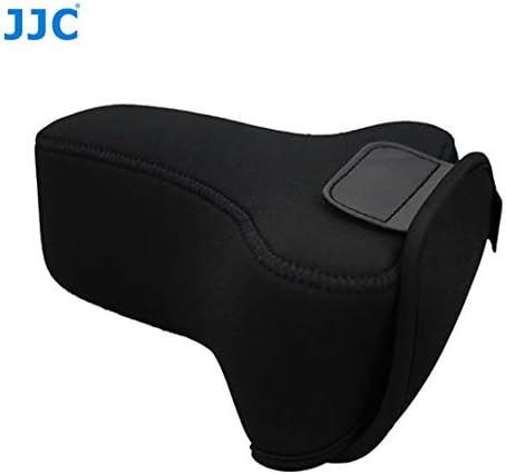 JJC Black Ultra Light Neoprene Camera Case for Sony a6600 a6500 a6400 a6300 a6100 a6000 a5100 w/55-210mm Lens, Pouch Bag for Fujifilm Fuji X-T30 X-T20 X-T10 W/ 55-200mm Lens, Elastic, Water Resistant - Image 6