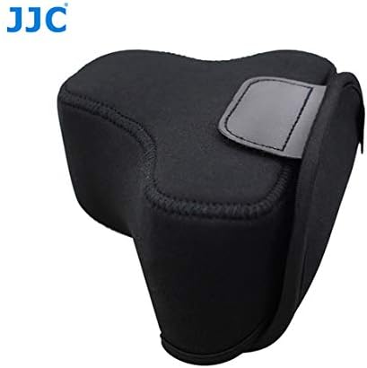 JJC Black Ultra Light Neoprene Camera Case for Sony a6600 a6500 a6400 a6300 a6100 a6000 a5100 +18-55mm/E 50mm F1.8 Lens, Pouch Bag for Fuji X-T30 X-T20 X-T10 +16-50mm, Canon PowerShot SX530 SX540 G3X - Image 6